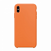 Чехол Silicone Case для iPhone XS, оранжевый 5022